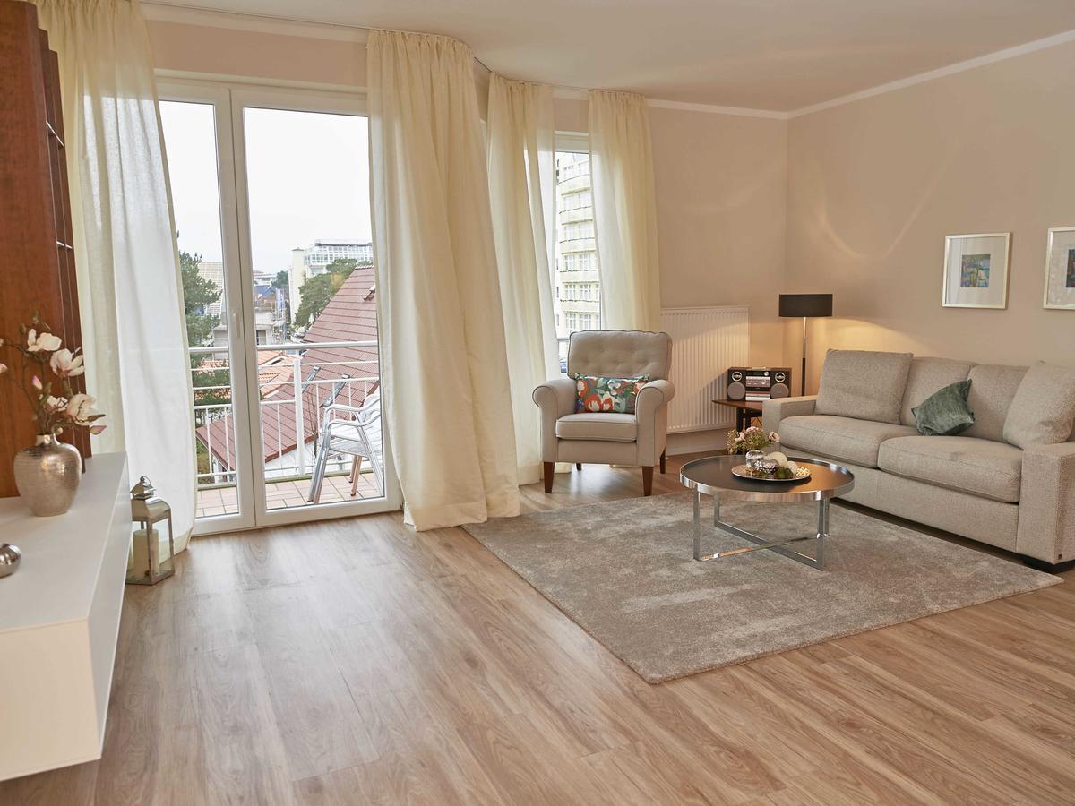 Residenz Bel Vital In Binz - Wg21 Mit Balkon Und Seitlichem Meerblick Exterior photo